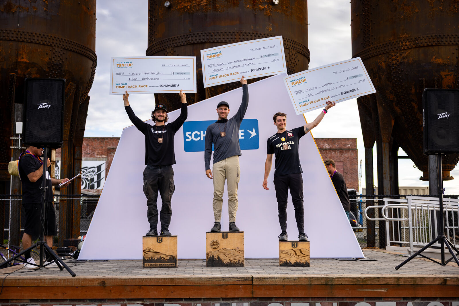 Schwalbe Pump Track Drag Race Pro Men's winners