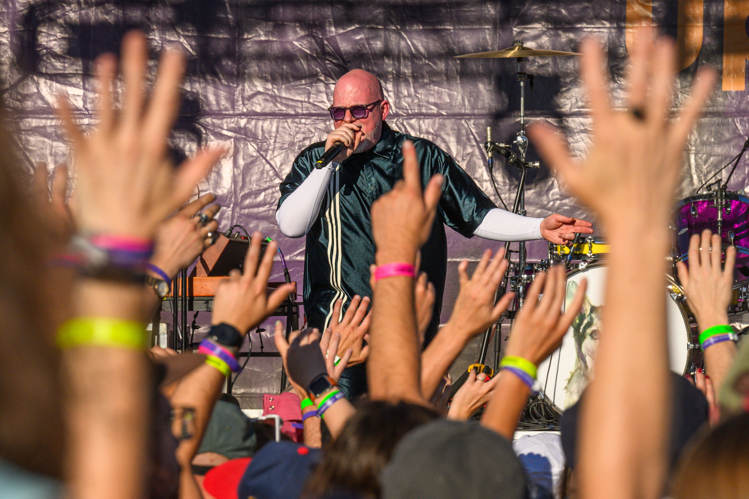 Brother Ali performs on the main stage at NW Tune-Up 2025