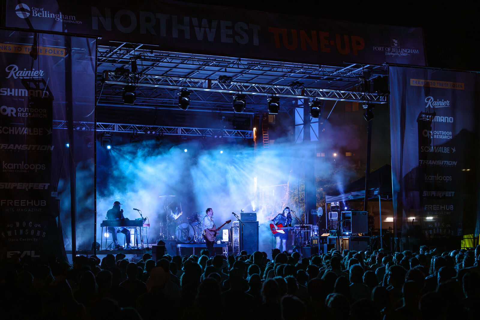 Silversun Pickups perform on the main stage at the 2025 NW Tune-Up festival